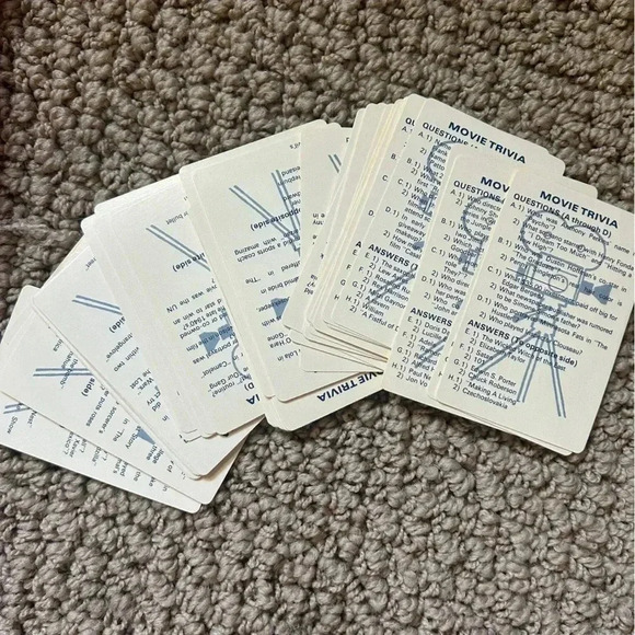 1984 vintage Prof Hoyles movie night trivia card pack. Beautiful condition! - Picture 5 of 6